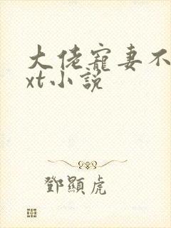 大佬宠妻不腻txt小说