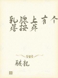 乳腺上有个小疙瘩按疼