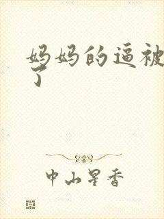 妈妈的逼被我操了
