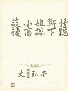 苏小姐断情独美后商总下跪求娶小说