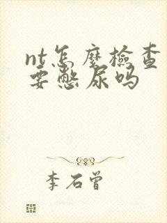 nt怎么检查需要憋尿吗