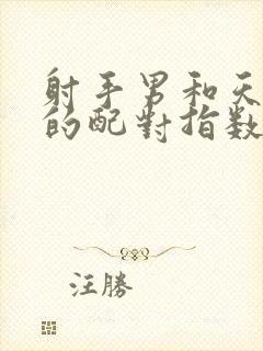 射手男和天秤女的配对指数