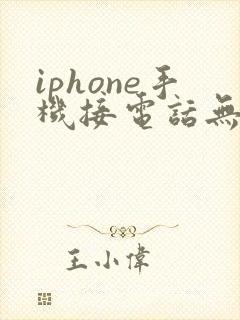 iphone手机接电话无声音