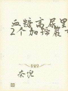 血糖高尿里酮体2个加号严重吗