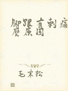 脚跟有刺痛感什么原因