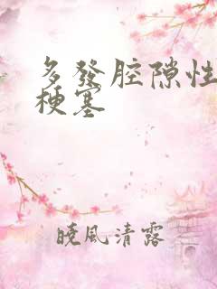 多发腔隙性脑n梗塞