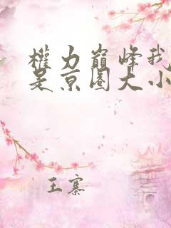 权力巅峰我老婆是京圈大小姐免费阅读