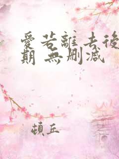 爱若离去后会无期 无删减