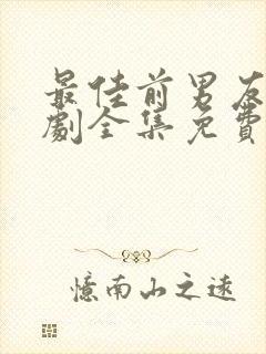 最佳前男友电视剧全集免费播放高清