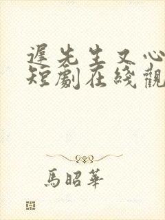 迟先生又心动了短剧在线观看