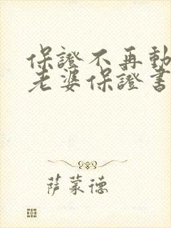 保证不再动手打老婆保证书