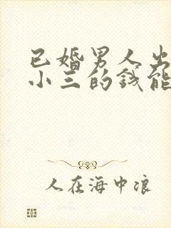 已婚男人出轨给小三的钱能否要回