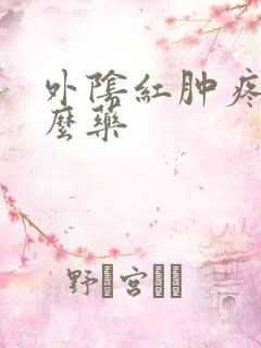 外阴红肿疼吃什么药