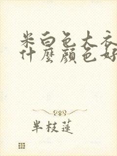 米白色大衣内搭什么颜色好看