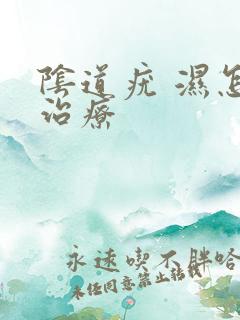 阴道疣 湿怎么治疗