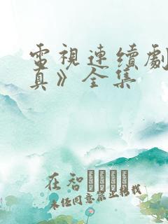 电视连续剧《陈真》全集