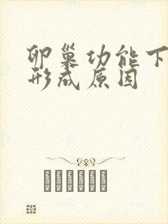 卵巢功能下降的形成原因