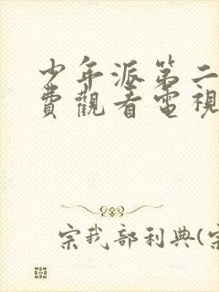 少年派第二季免费观看电视剧全集