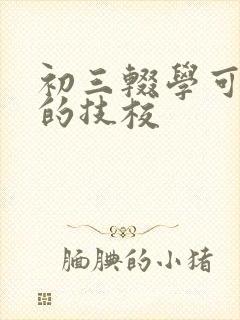 初三辍学可以读的技校