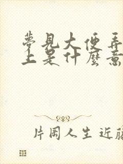 梦见大便弄在身上是什么意思