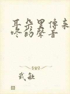 耳朵里传来咚咚咚的声音