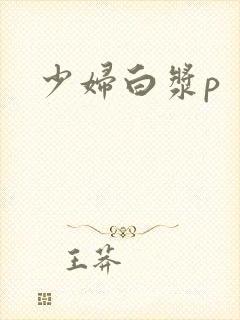 少妇白浆p