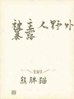 被主人野外调教暴露