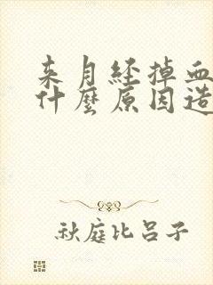 来月经掉血块是什么原因造成的