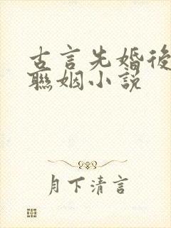 古言先婚后爱的联姻小说