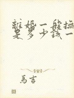 离婚一般抚养费是多少钱一个月