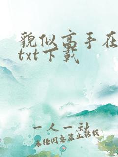 貌似高手在异界txt下载