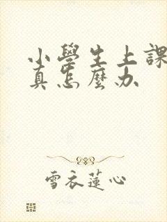 小学生上课不认真怎么办