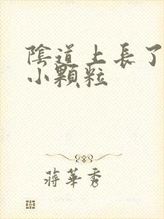 阴道上长了白色小颗粒