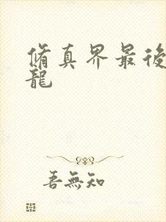 修真界最后一条龙