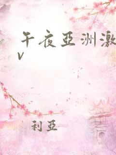 午夜亚洲激情av