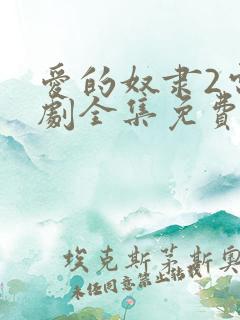 爱的奴隶2电视剧全集免费收看