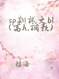 sp训诫文bl(高h,调教)