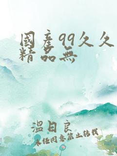 国产99久久久精品无