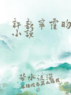 许歆宁霍昀也的小说