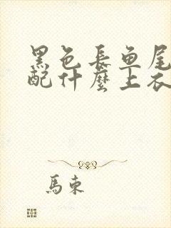 黑色长鱼尾裙搭配什么上衣好看