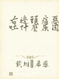 右边头痛恶心想吐什么原因