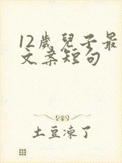 12岁儿子最火文案短句