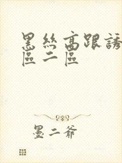 黑丝高跟诱惑一区二区