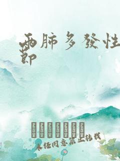 两肺多发性肺结节