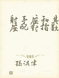 射手座和其它星座配对指数