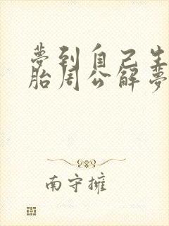 梦到自己生龙凤胎周公解梦