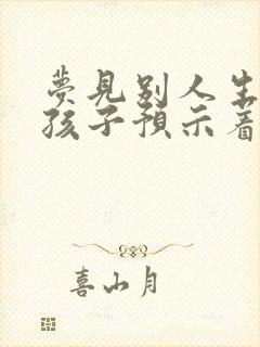 梦见别人生个女孩子预示着什么