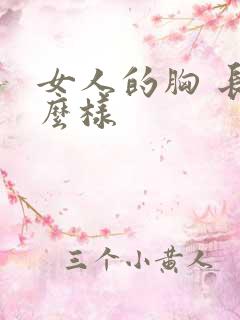 女人的胸 长什么样