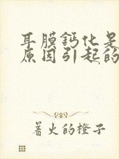 耳膜钙化是什么原因引起的怎么治疗