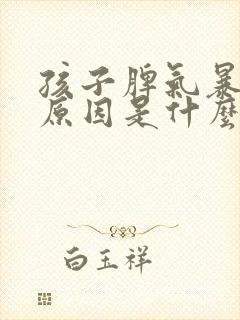 孩子脾气暴躁的原因是什么